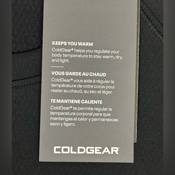 Under Armour UA ColdGear Base 2.0 Baselayer Crew Shirt Black 1382132 Men’s XL - Picture 4 of 8